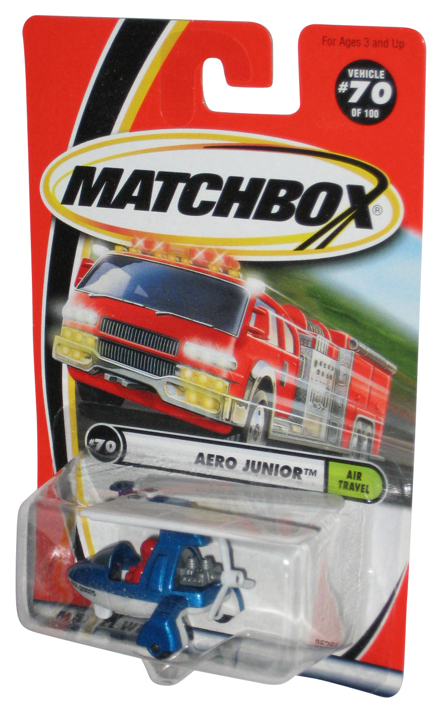 Matchbox Air Travel (1999) Aero Junior Blue Toy Airplane #70/100