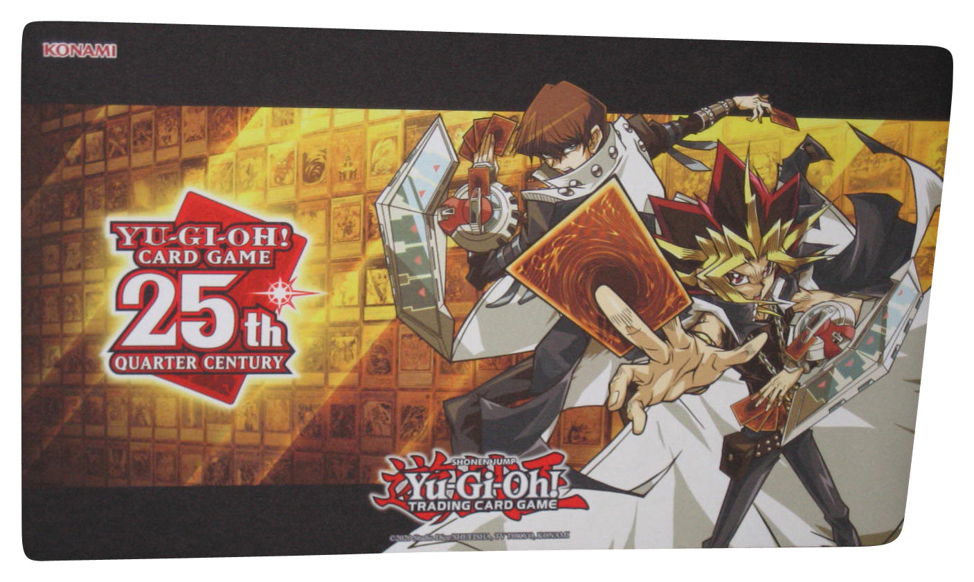 Yu-Gi-Oh! Quarter Century Yugi & Kaiba (2020) Official Konami TCG Trading Card Play Mat