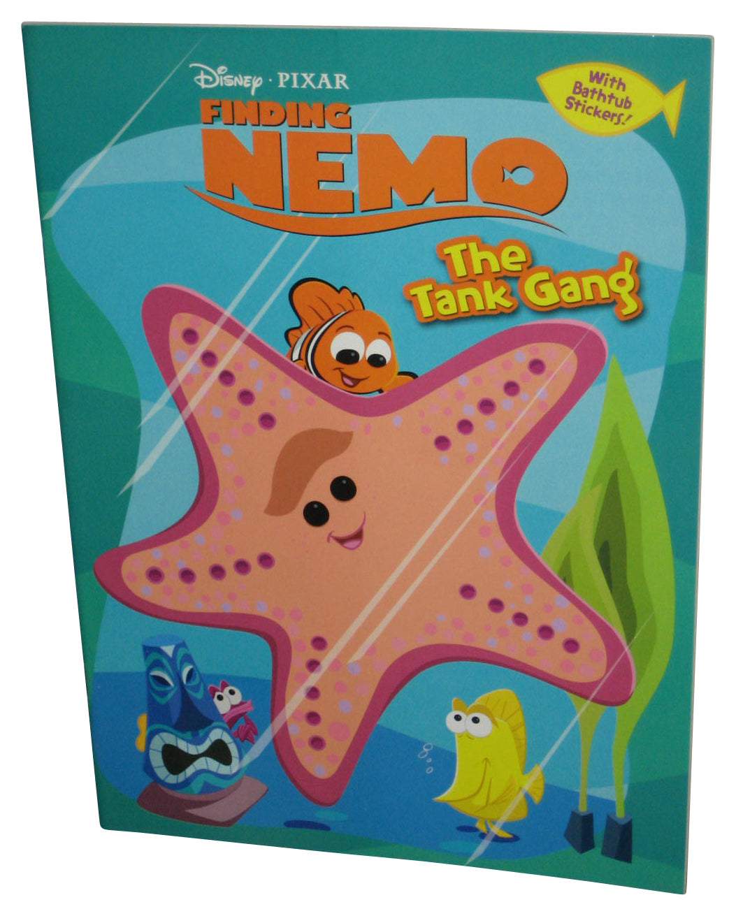 Disney Pixar Finding Nemo The Tank Gang Story & Coloring Book w/ Bathtub Stickers