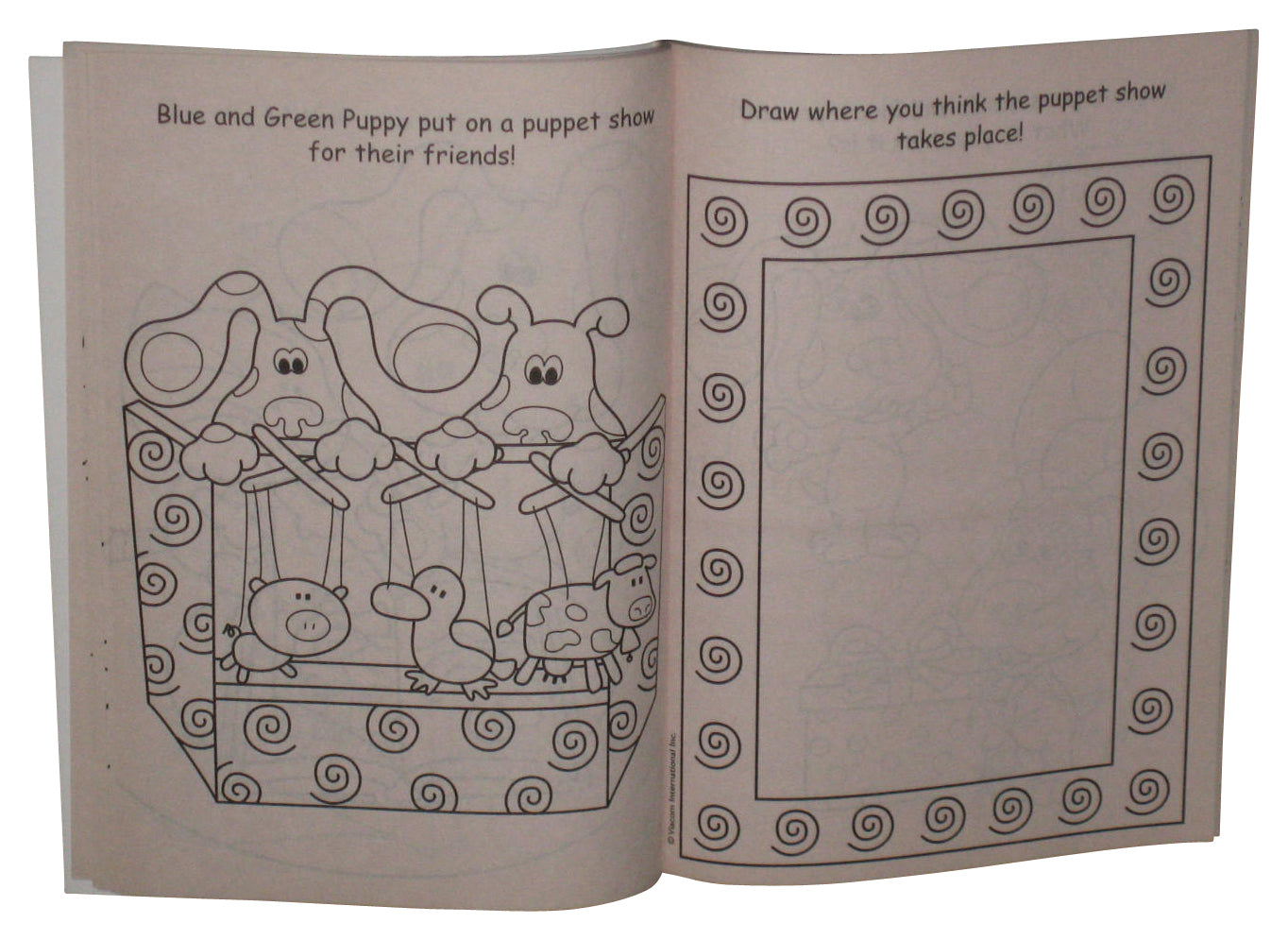 Nick Jr. Blue's Clues Friendship Day (2001) Story & Coloring Book