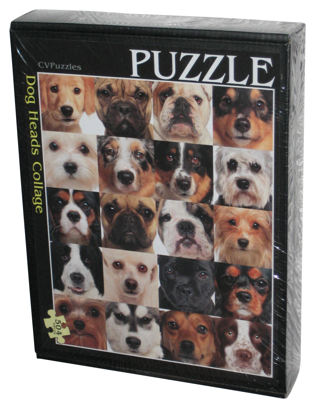 Dog Heads Collage Animals 504pc Jigsaw Puzzle CVP2