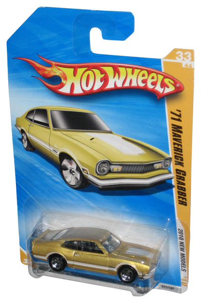 Hot Wheels 2010 New Models '10 33/44 Gold '71 Maverick Grabber Car 033/240