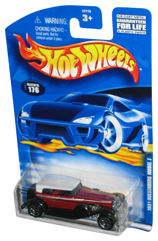 Hot Wheels 1931 Duesenberg Model J (2001) Mattel Red Toy Car #176