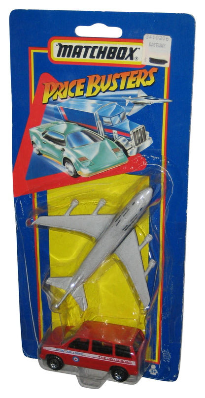 Matchbox Price Busters (1992) UK Great Britain 2-Pack - (British Airways Plane & Royal Air Force Red Arrows Car)