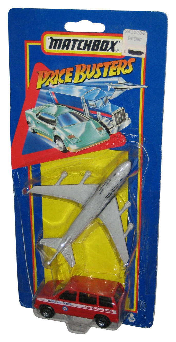 Matchbox Price Busters (1992) UK Great Britain 2-Pack - (British Airways Plane & Royal Air Force Red Arrows Car)