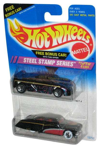 Hot Wheels Steel Stamp Series (1994) Passion & Zender Fact 4 Toy Car 2-Pack