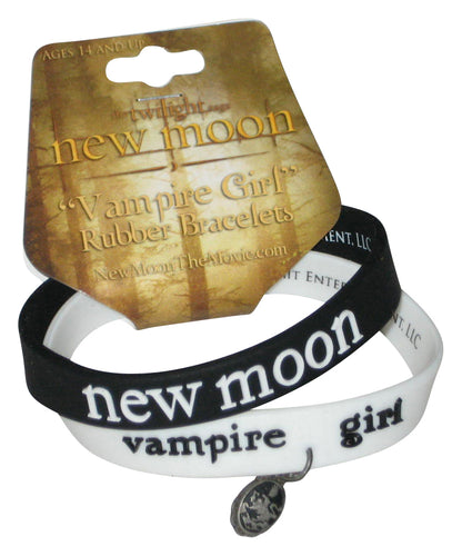 Twilight Saga New Moon Movie Neca Vampire Girl Rubber Bracelet 2-Pack