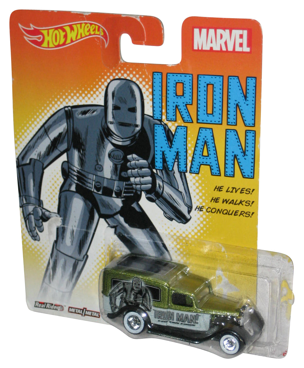 Hot Wheels Marvel Iron Man '34 Dodge Deliver Real Riders Toy Car - (Plastic Loose From Card)