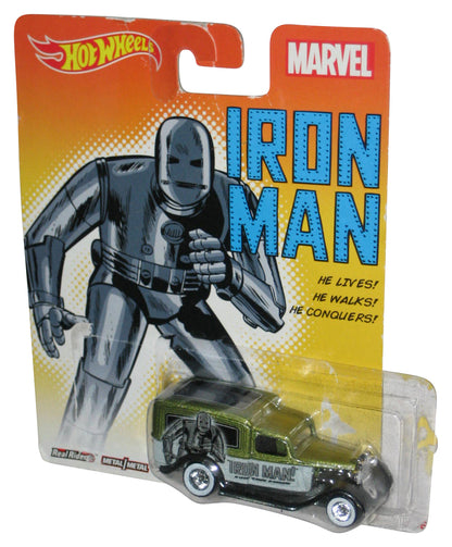 Hot Wheels Marvel Iron Man '34 Dodge Deliver Real Riders Toy Car - (Plastic Loose From Card)