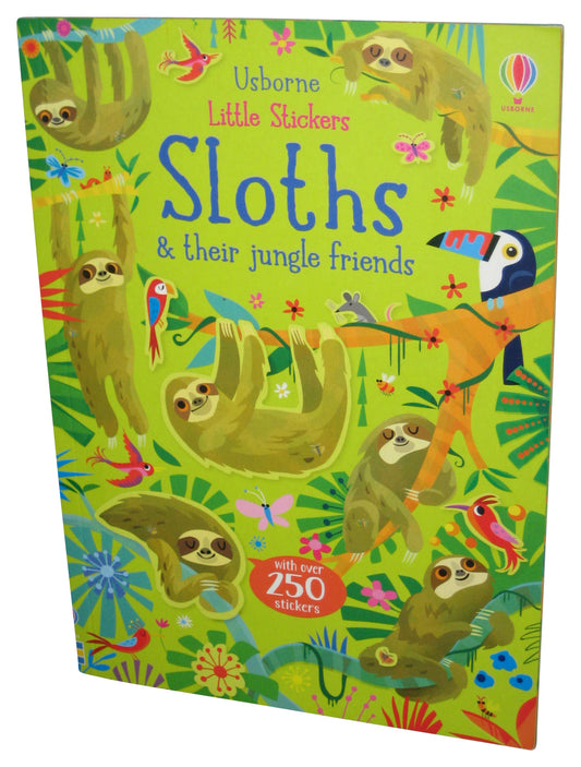 Usborne Little Stickers Sloths & Their Jungle Friends (2020) Paperback Book - (Over 250 Stickers)