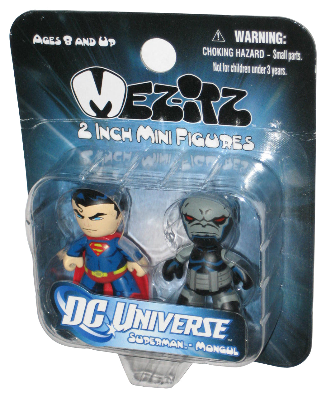 DC Universe Superman & Mongul (2011) Mezco Mez-Itz 2-Inch Mini Figure Pack