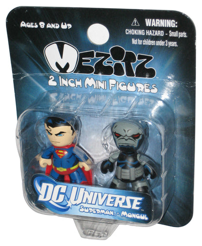 DC Universe Superman & Mongul (2011) Mezco Mez-Itz 2-Inch Mini Figure Pack