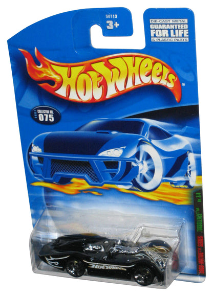 Hot Wheels Logo Motive (2001) Black Turbolence Toy Car #075