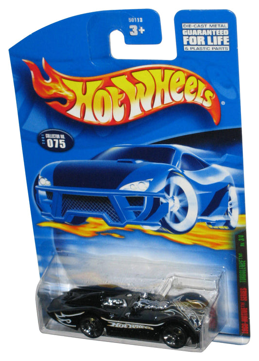 Hot Wheels Logo Motive (2001) Black Turbolence Toy Car #075