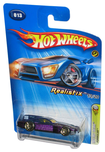 Hot Wheels 2005 First Editions Realistix 13/20 Formul8r Purple Toy Car #013