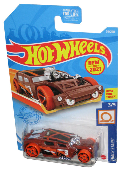 Hot Wheels Track Stars 3/5 (2021) Brown Lethal Diesel Toy Car 74/250