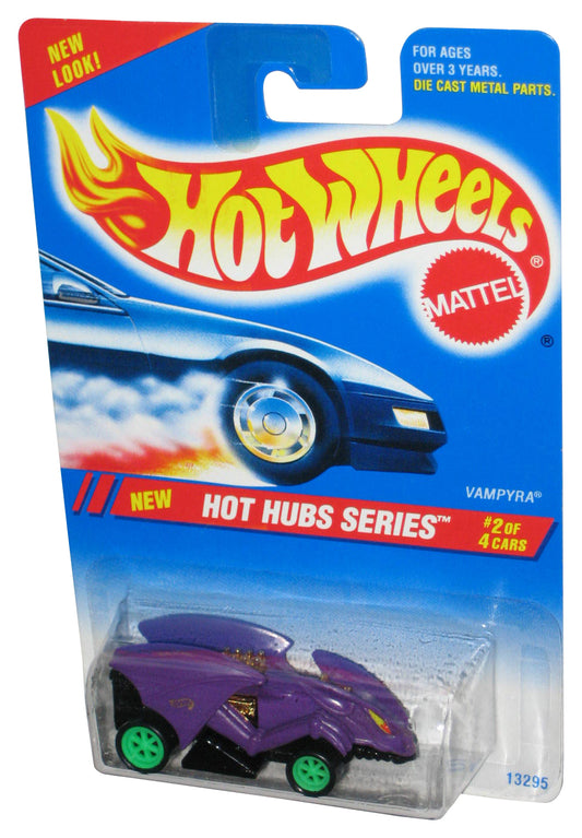 Hot Wheels Hot Tubs Series (1994) Purple Vampyra Toy Car w/ Green Wheels