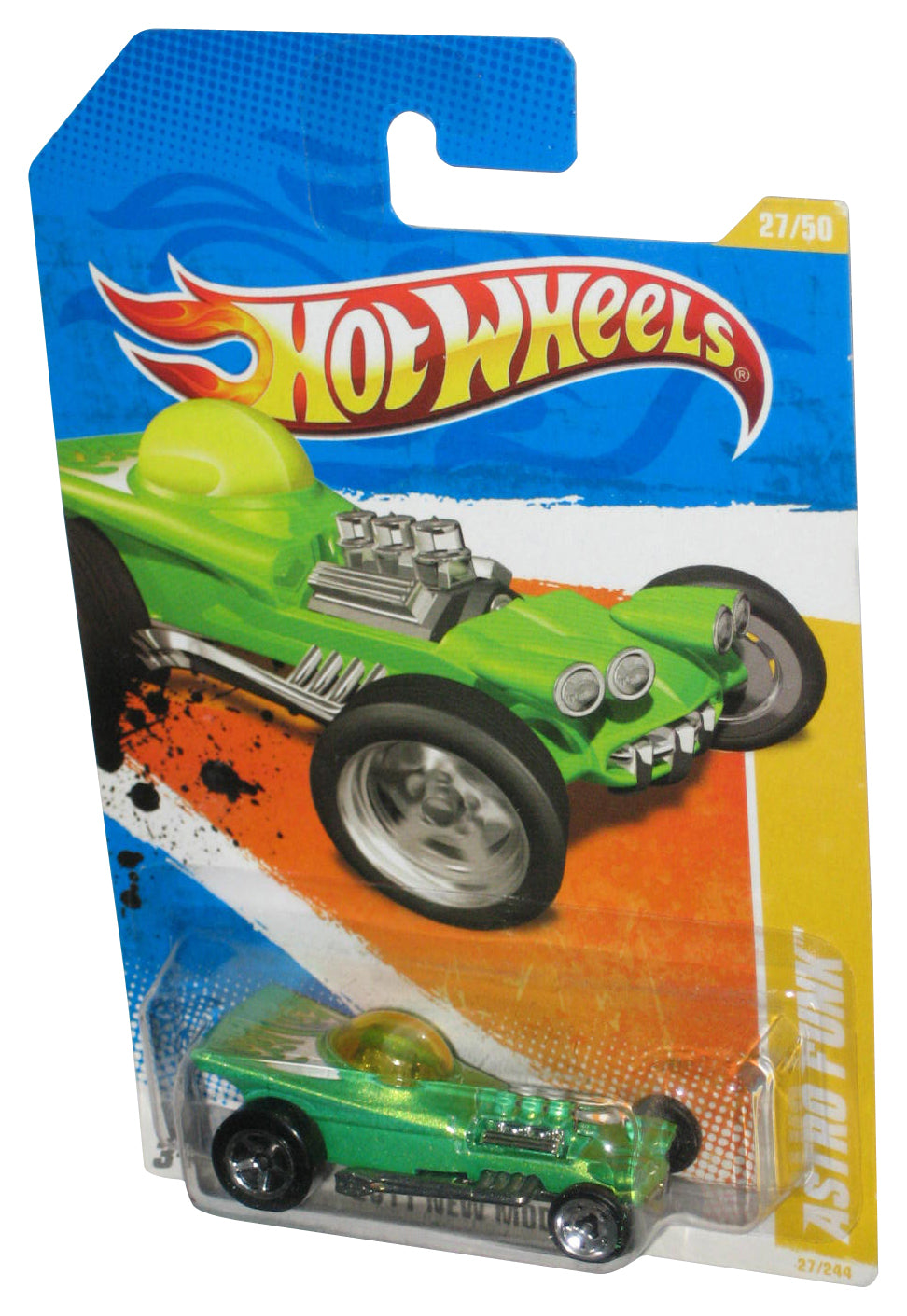 Hot Wheels 2011 New Models 27/50 Green Astro Funk Toy Car 27/50