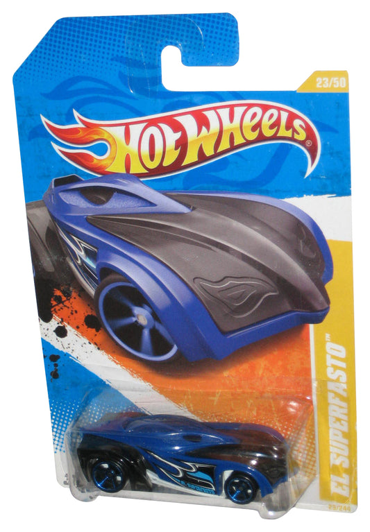 Hot Wheels 2011 New Models 23/50 Blue El Superfasto Toy Car 23/244