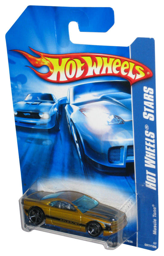 Hot Wheels Stars (2006) Gold Muscle Tone Toy Car 087/156