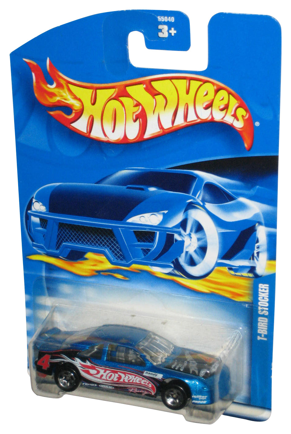 Hot Wheels T-Bird Stocker (2002) Blue Collector Car Toy #155
