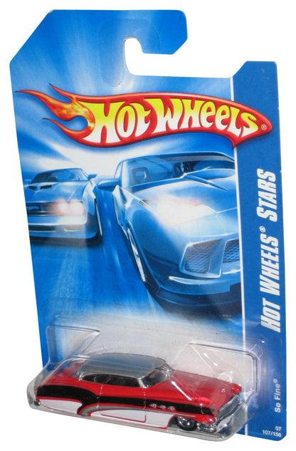 Hot Wheels Stars (2007) Mattel So Fine Red Silver White Toy Car 107/156
