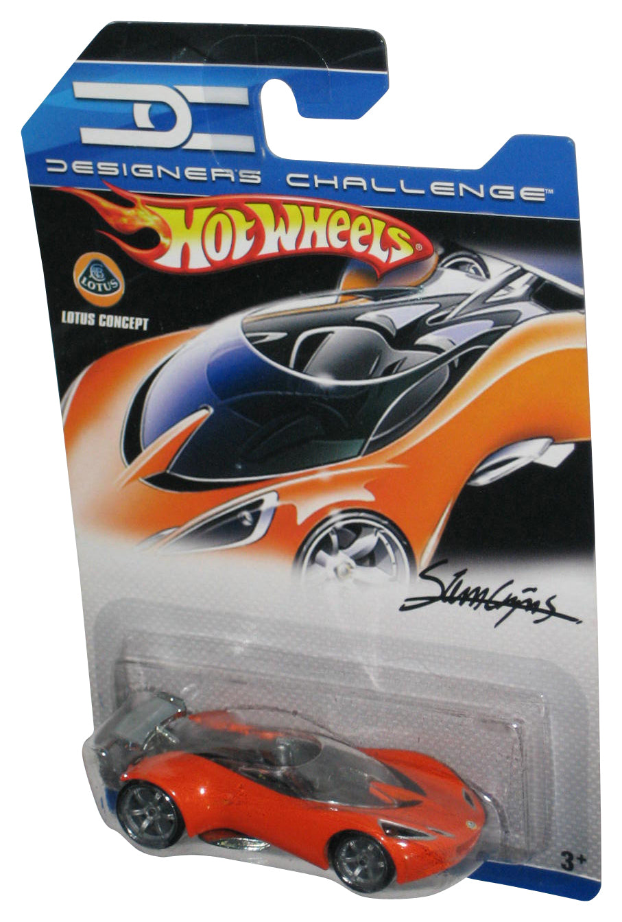 Hot Wheels Designers Challenge (2007) Orange Lotus Concept Toy Car