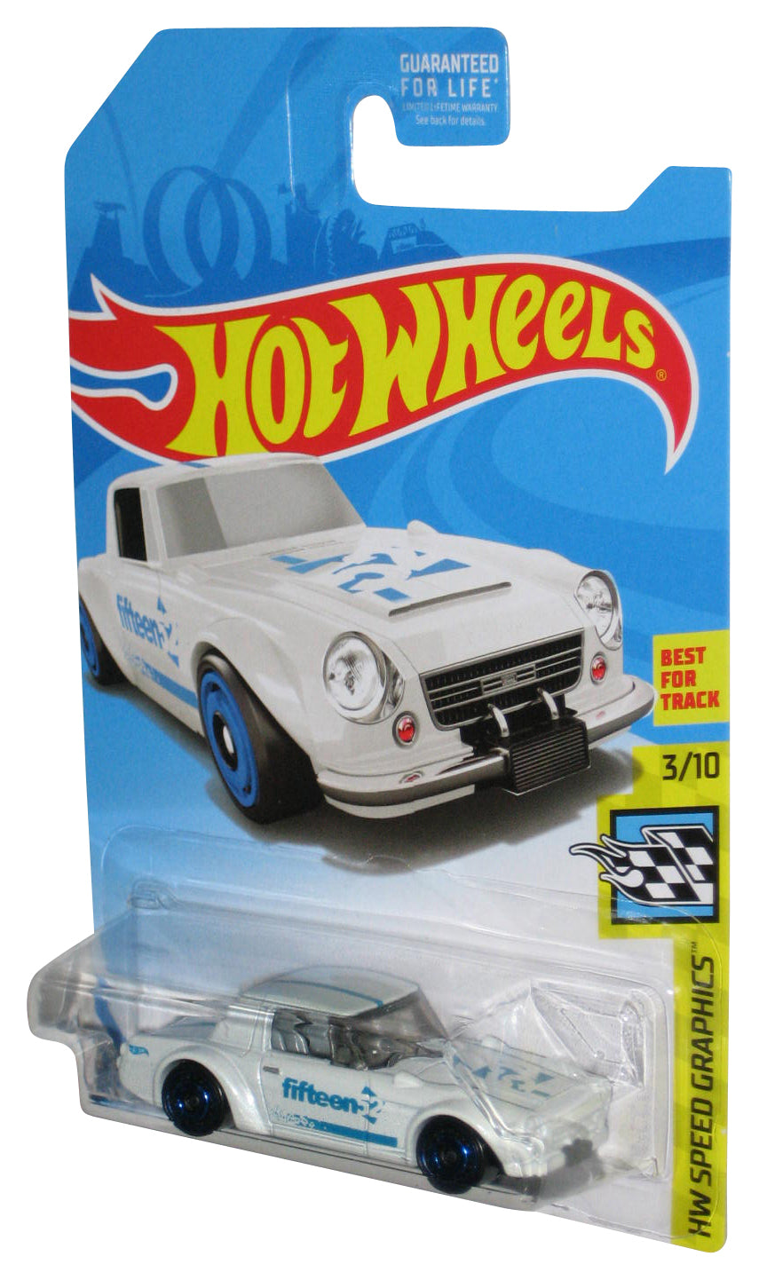 Hot Wheels HW Speed Graphics (2017) White Datsun Fairlady 2000 Car 3/10