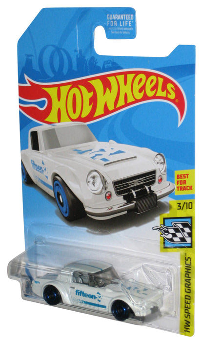 Hot Wheels HW Speed Graphics (2017) White Datsun Fairlady 2000 Car 3/10