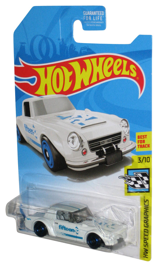 Hot Wheels HW Speed Graphics (2017) White Datsun Fairlady 2000 Car 3/10