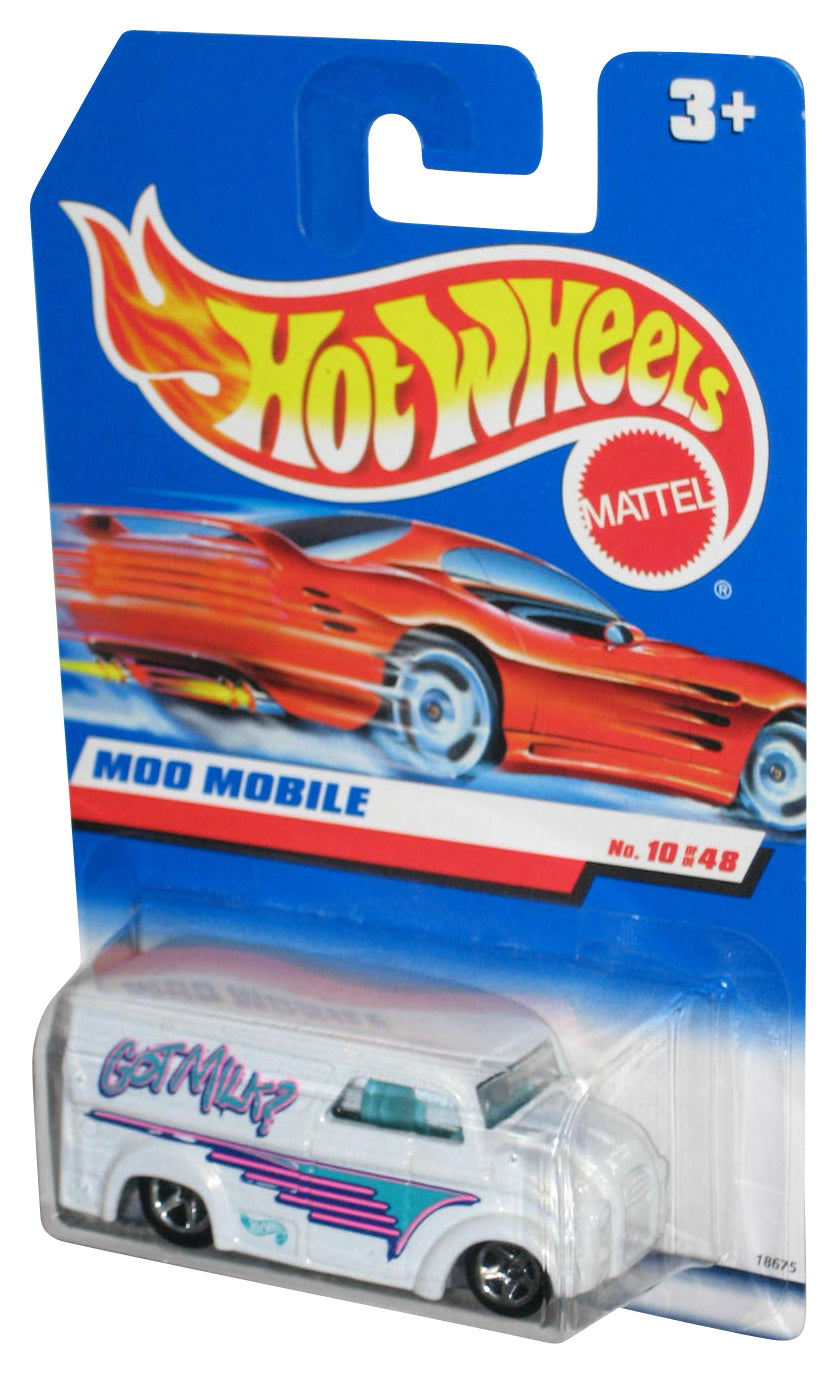 Hot Wheels Moo Mobile (1998) White Toy Milk Truck 10/48