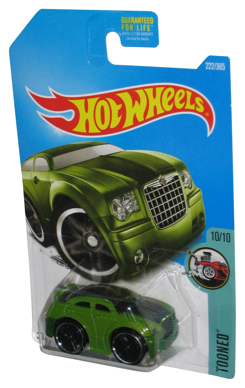 Hot Wheels Tooned 10/10 (2015) Green Chrysler 300C Toy Car 222/365