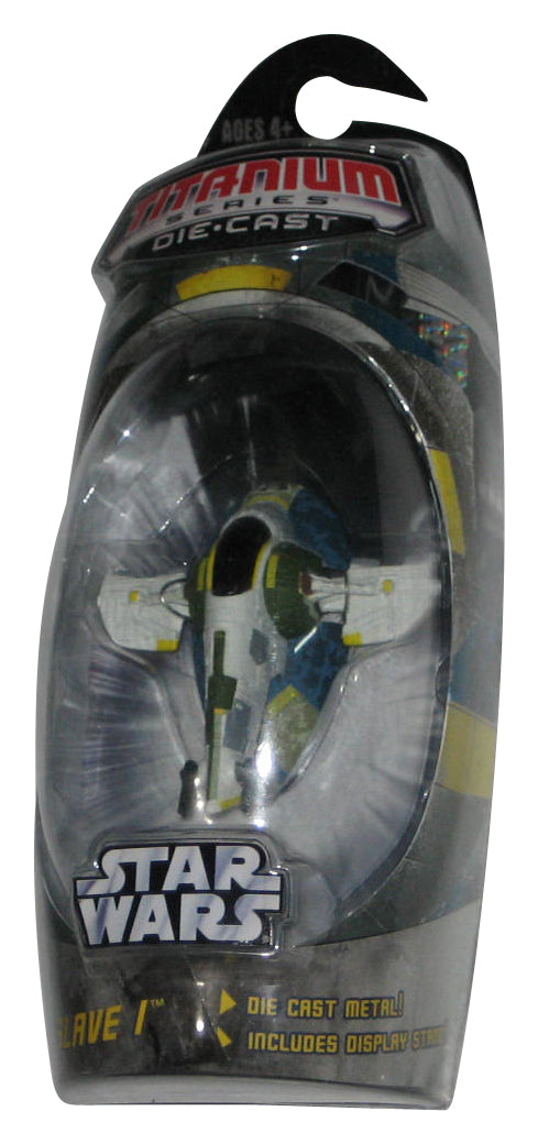 Star Wars Titanium Series (2005) Slave I Jango Fett Die-Cast Vehicle Toy