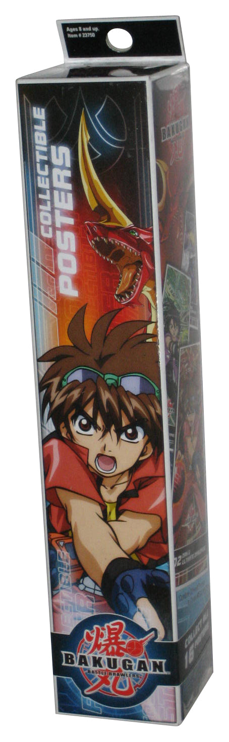 Bakugan Spin Master Sega Toys (2009) Poster Mystery Random Blind Box Pack - (2 Mini Posters Inside)