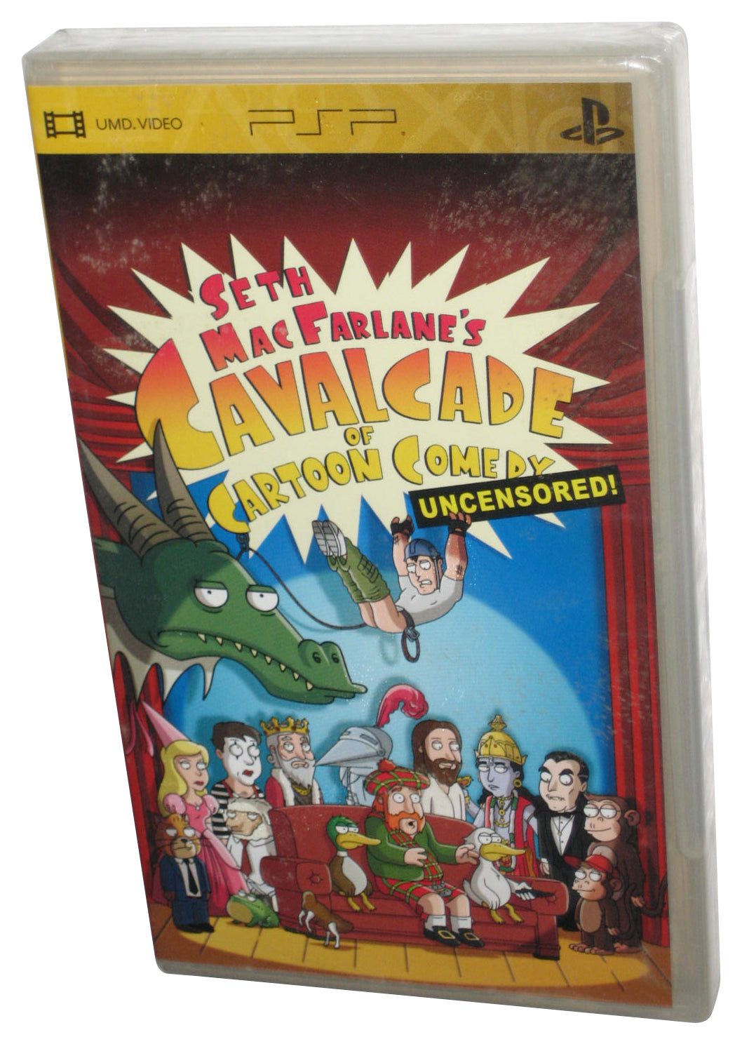 Seth MacFarlane's Calvalcade of Cartoon Comedy Uncensored PSP Video UMD Movie Disc