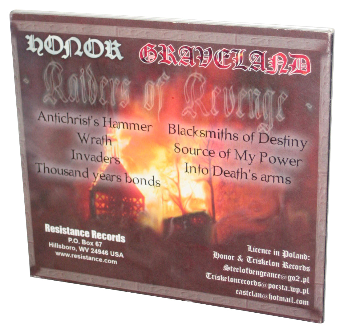 Honor Graveland Raiders of Revenge DigiPak Audio Music CD