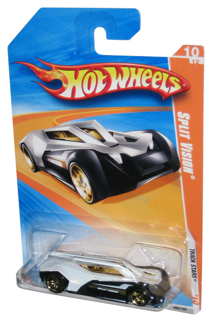 Hot Wheels Track Stars '10 10/12 White & Black Split Vision Toy Car 066/240