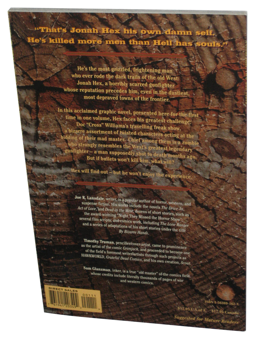 DC Comics Jonah Hex Two Gun Mojo (1994) Vertigo Paperback Book