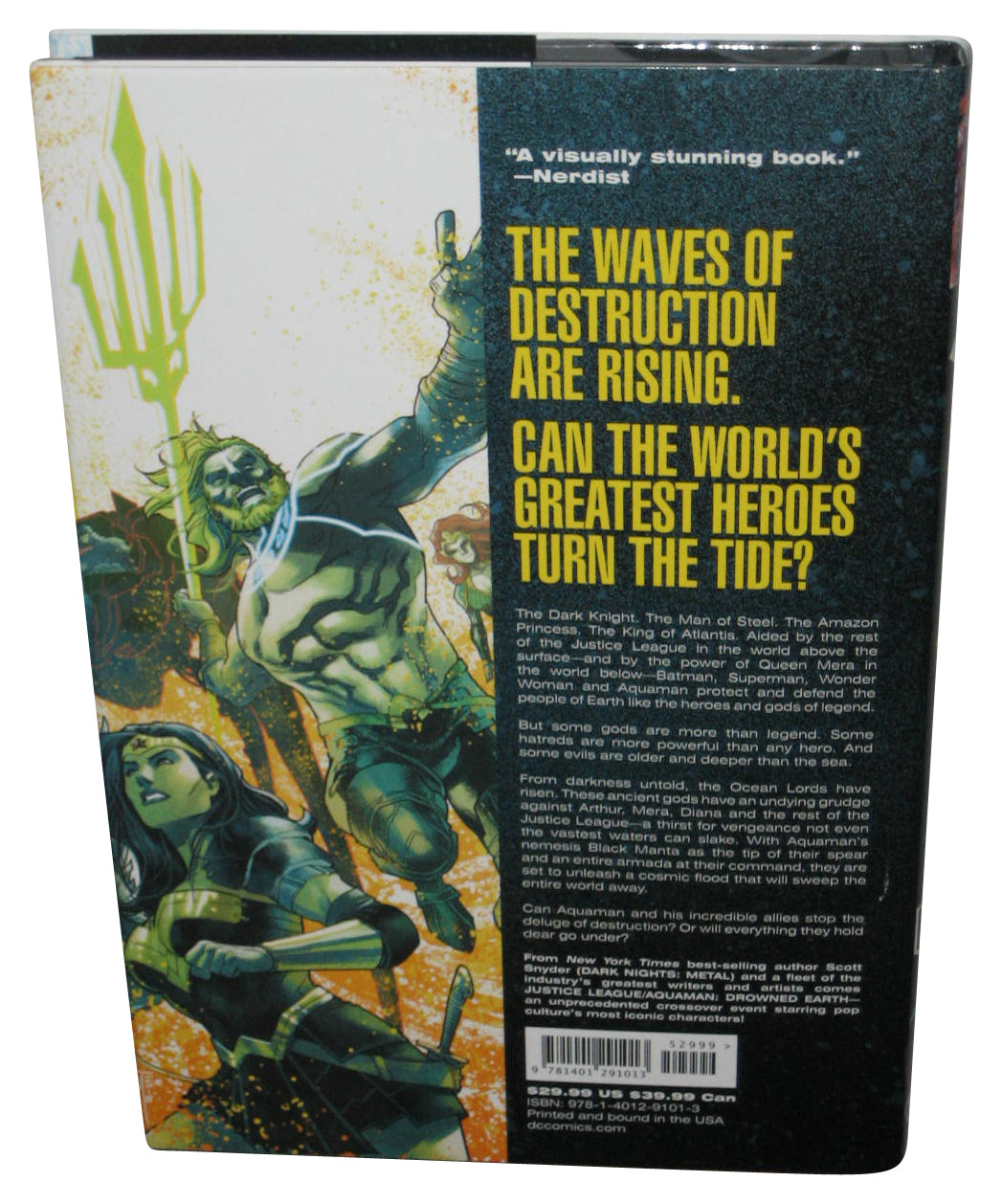 DC Comics Justice League Aquaman Drowned Earth (2019) Hardcover Book