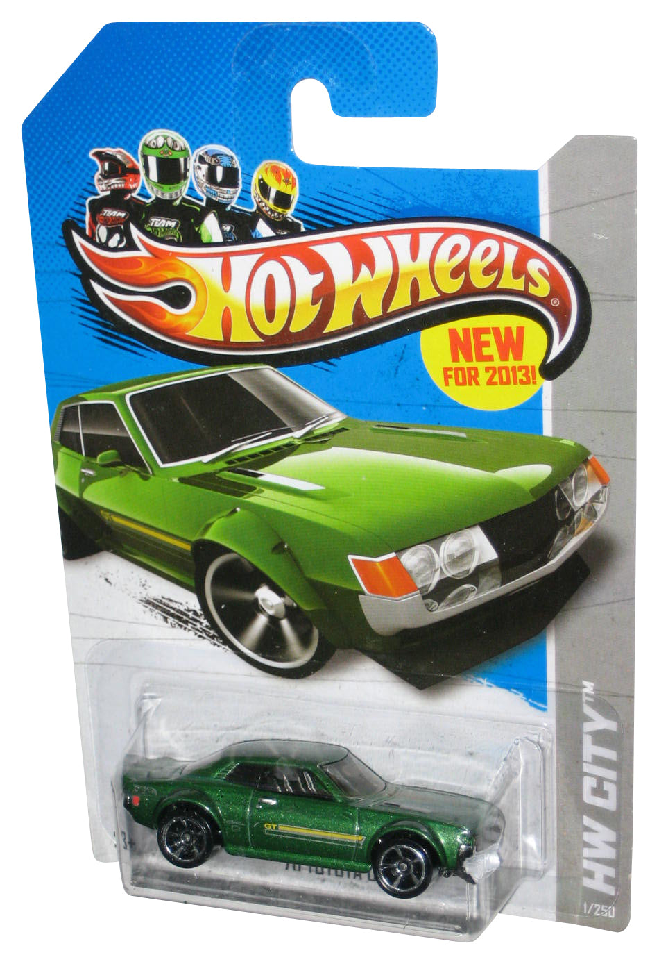 Hot Wheels HW City (2013) Green '70 Toyota Celica Toy Car 1/250