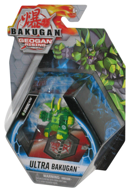 Bakugan Geogan Rising (2021) Demorc Ultra Green 3-Inch Figure w/ Trading Cards