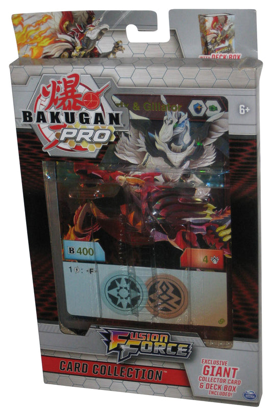 Bakugan Pro Fusion Force Spin Master Pegatrix & Gillator - (Giant Card ONLY!)