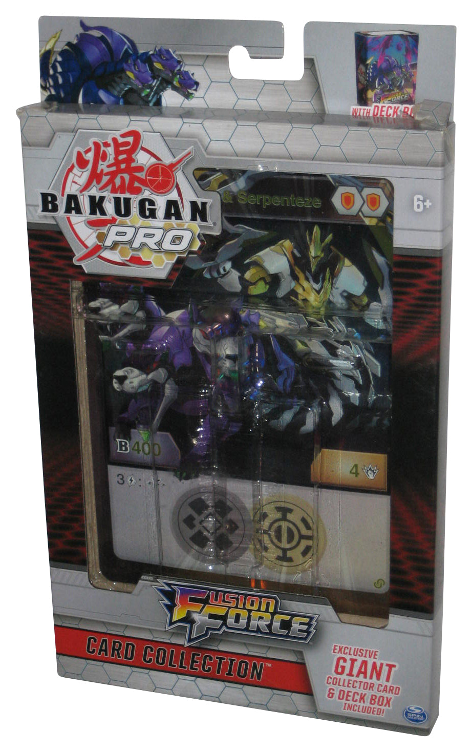 Bakugan Pro Fusion Force Spin Master Howlkor & Serpenteze - (Giant Card ONLY!)