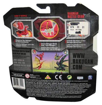 Bakugan Guardian Invaders (2010) Battle Gear Boomix Black Weaponize Toy