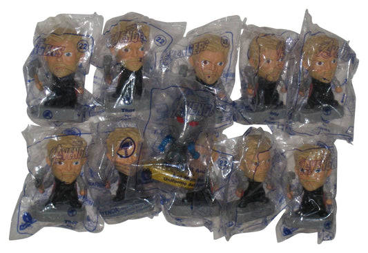 Marvel The Avengers McDonalds Happy Meal Thor & Ant-Man Toy Figure Lot - (11 Figures)