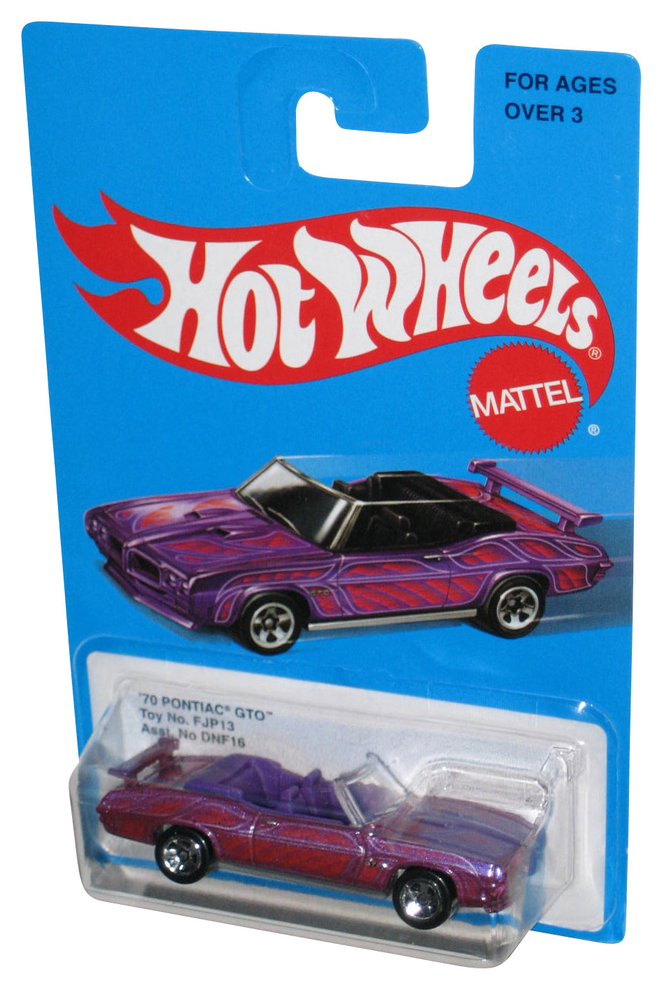 Hot Wheels Retro Series (2015) Purple '70 Pontiac GTO Toy Car