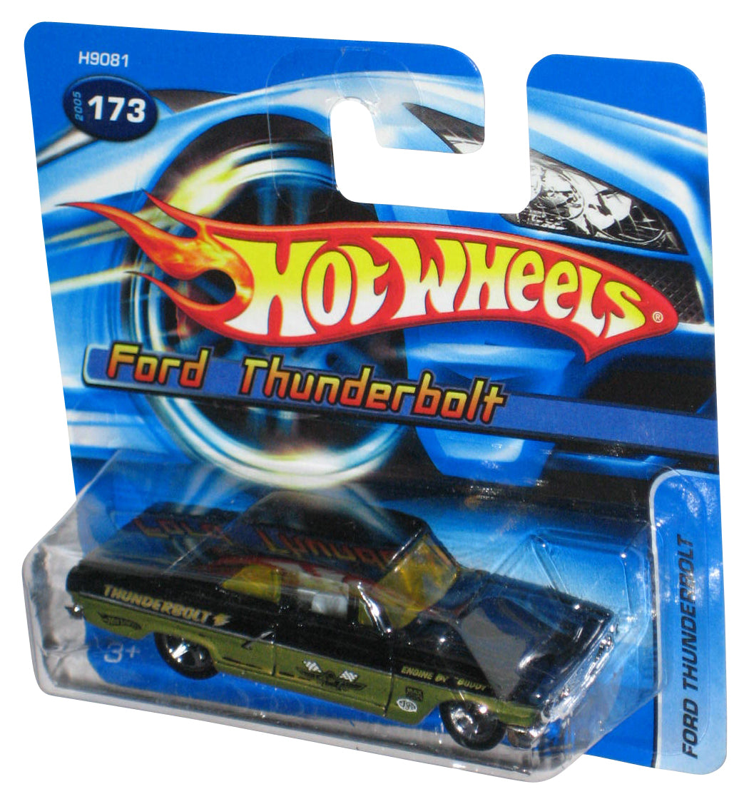 Hot Wheels Ford Thunderbolt (2005) Mattel Black Car Toy #173 - (Short Card)
