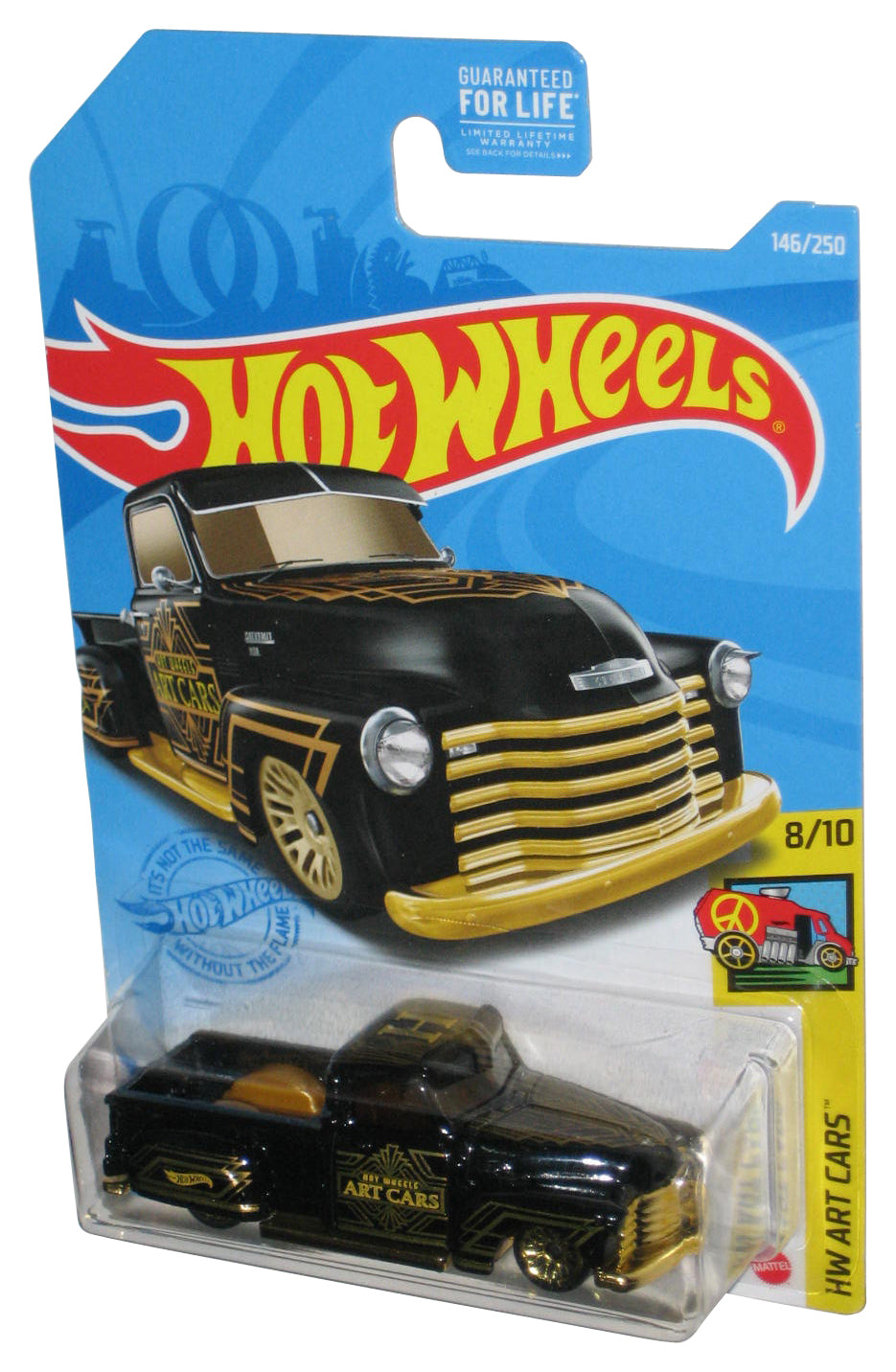 Hot Wheels HW Art 8/10 (2020) Black La Troca Toy Truck 146/250