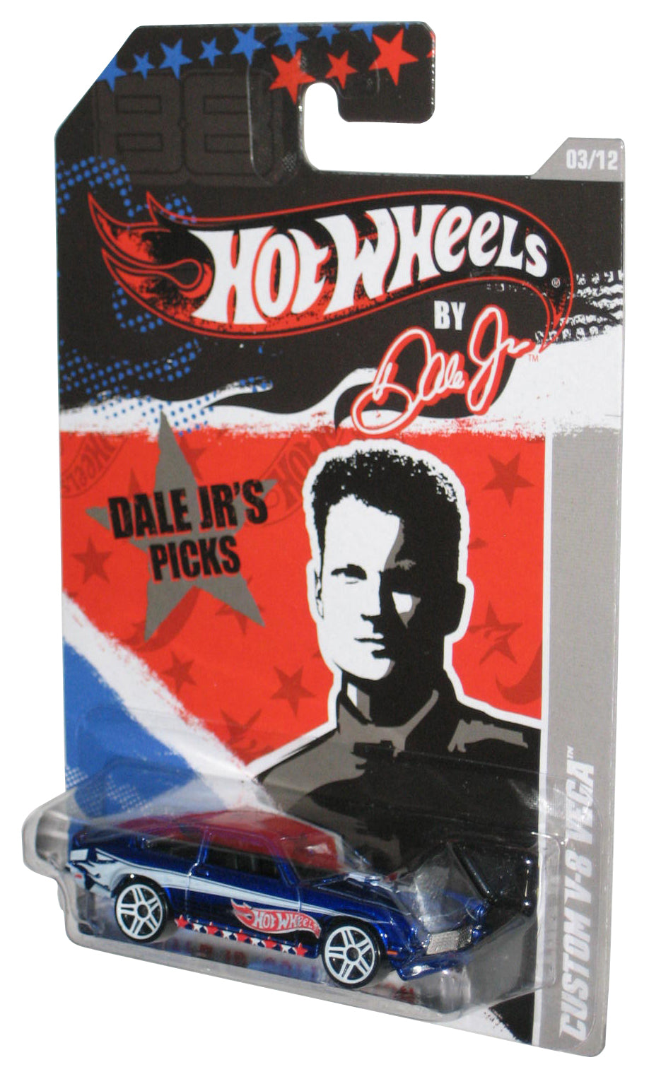 Hot Wheels Dale Jr. Collection Picks Custom V-8 Vega Blue Toy Car 3/12