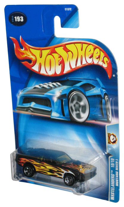 Hot Wheels Wastelanders 10/10 (2003) Black Mustang Mack I Toy Car #193